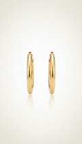 14k Gold Classic Hoop Earrings
